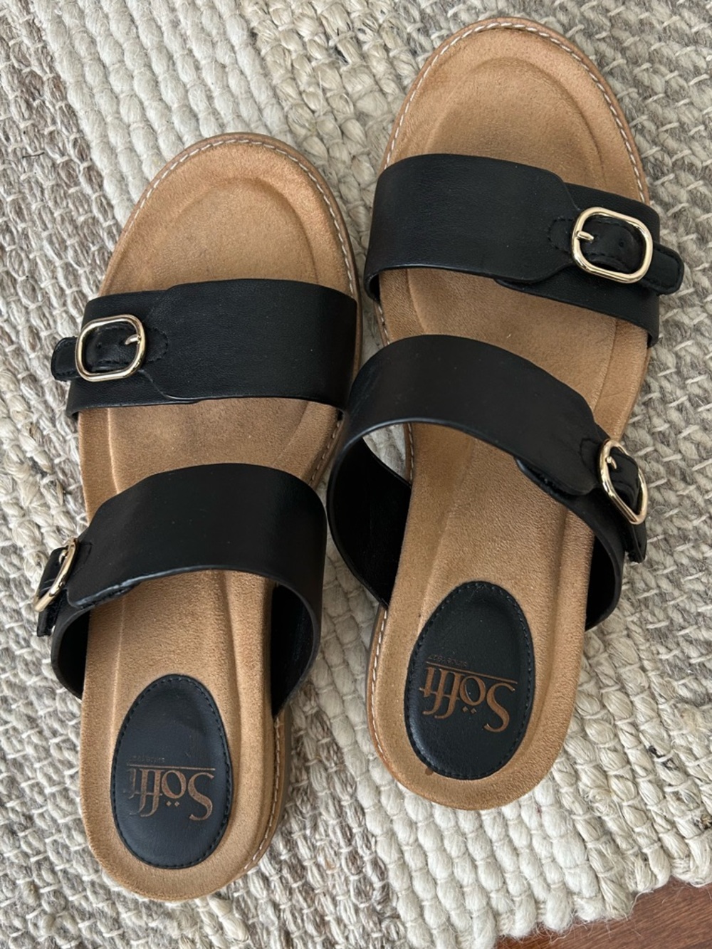 Sofft Bernise Black Slide.. size 8.5